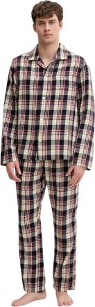 GANT Nachtkleding, Heren, Veelkleurig, XL, Katoen, Gestreepte pyjamaset