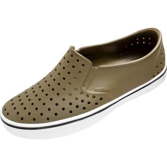 Native Miles Slip-On in Utility Green/shell White at Nordstrom Rack, Size 12