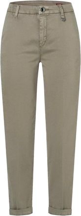 M.A.C Broek - Dames - Broeken - Groen - Maat: M