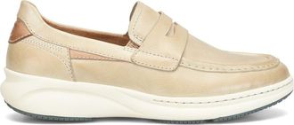 B&oslash;rn Davis Hybrid Penny Loafer in Cream Leather at Nordstrom, Size 10.5