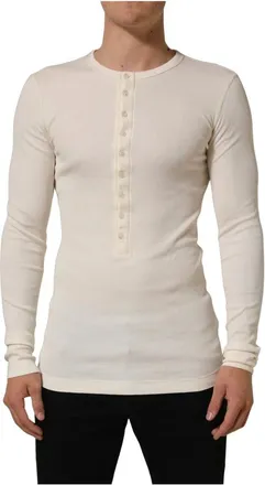 Dolce & Gabbana Uomo, Top, Bianco, L, new