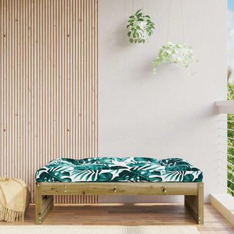 vidaXL Taburete De Jard&iacute;n Madera De Pino Impregnada 120x80 Cm Vidaxl