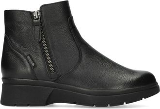 Mephisto Zwarte Enkellaars Collectie Dames - Dames - Enkellaarsjes - Zwart - 37 EU - Leer - Schoenen