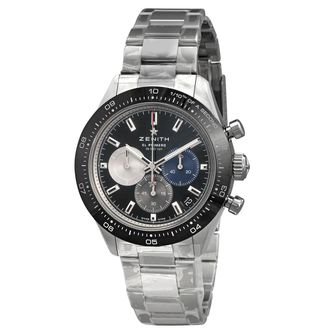 Zenith Pre-owned Zenith El Primero Chronomaster Sport Chronograph Black Dial Mens Watch 03.3100.3600/21.M3100