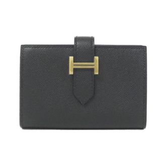 Herm&egrave;s Black Wallet (Bi-Fold) (Pre-Owned)