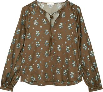 Marc O'Polo floral-print tie blouse - Brown