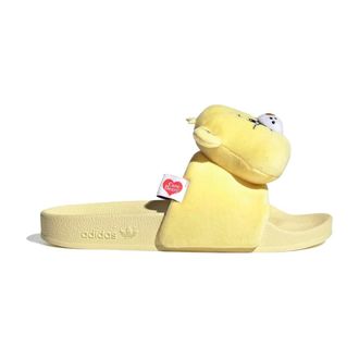 adidas Schoenen, Dames, Geel, 40 EU, Leer, Adilette Slides