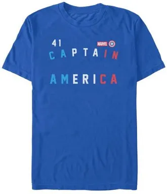 MARVEL Mens Marvel Forty One Captain T Shirt in Royal Blue at Nordstrom, Size Xxx-Large