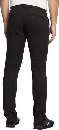 Tommy Hilfiger Recycled Cotton Blend Trousers - Black