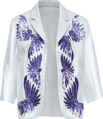 Dries Van Noten 2016 Sequin Wing Blazer