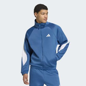 adidas Rollkragenpullover ADIDAS SPORTSWEAR STADIUM, Herren, Gr. XXL, dusky petrol, wei&szlig;, ray blau, Obermaterial: 67% Polyester, 33% Baumwolle, Pullover Roll