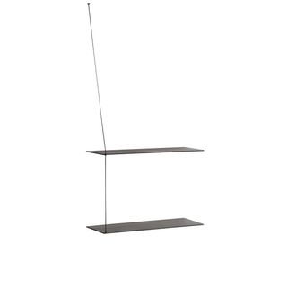 Woud Stedge Wandregal 60 cm, schwarz