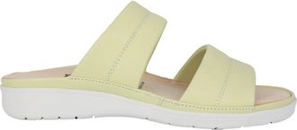 Ganter Comfortabele Gele Sandalen - Verwijderbare Binnenzool - Dames - Sandalen - Geel - 35 EU - Leer - Schoenen