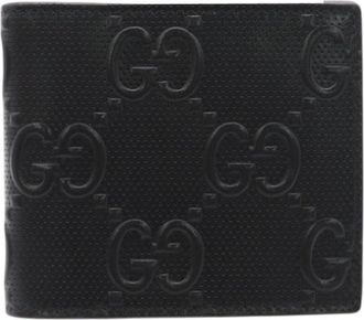 Gucci Black Leather Wallet (Bi-Fold) (Pre-Owned)