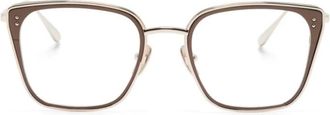 Linda Farrow Lfl 1485 C3 OPT Optical Frame - Dames - Brillen - Bruin - 51 MM - Accessoires