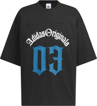 adidas Oversized Fit T-Shirt Asia Sizing Black KT3039