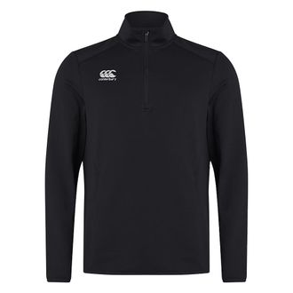 Canterbury Of New Zealand Heren Trainings Top met Kwart Ritssluiting (Zwart)