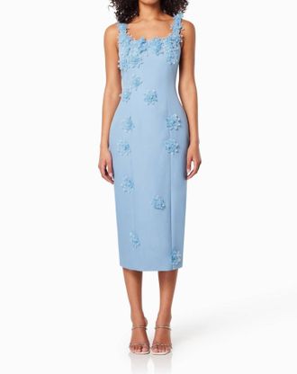 Elliatt Prague Midi Dress In Cornflower