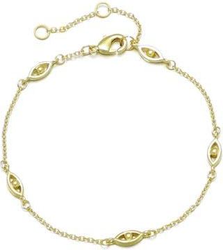 Adornia Evil Eye Station Bracelet in Gold at Nordstrom Rack