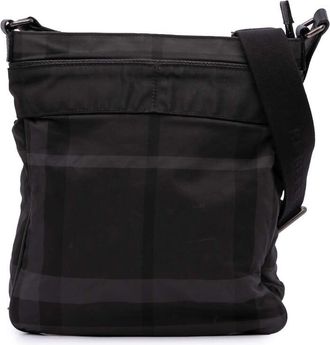 Burberry Pre-owned Burberry Smoke Check Nylon Crossbody ROSCROM215CRA