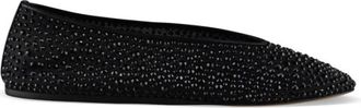 Le Monde Beryl Mesh Crystal Mary Jane Flat - Dames - Ballerinas - Zwart - 36 1/2 EU - Leer - Schoenen