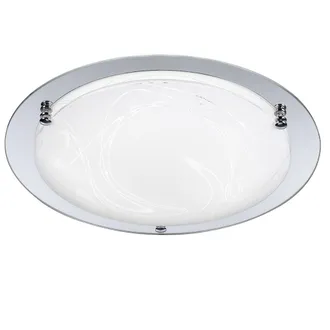 ETC Shop 18w Led Plafoniera Soggiorno Illuminazione Decoro In Vetro Lampada Satinata Lampade Dirette
