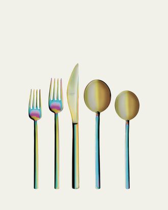 Mepra Due Ice Rainbow 5-Piece Flatware Set