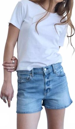 Daze Troublemaker High Rise Short In Marina Vintage
