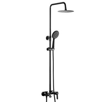 Desconocido Desconocido - Columna De Ducha Para Ba&ntilde;era, Negro