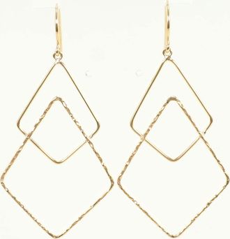 C&A Unbranded (10K) Drop Earrings (Pre-Owned)