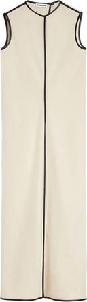 Jil Sander Abito lungo con orlo a contrasto - Toni neutri