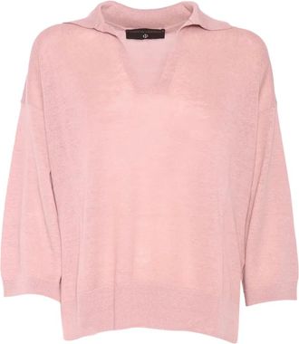 FILIPPO DE LAURENTIIS Maglione con scollo a V - Rosa