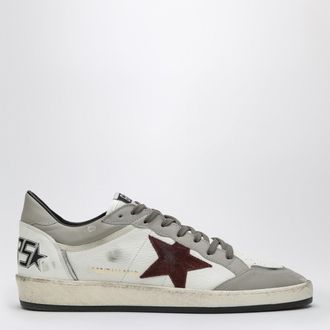Golden Goose Sneaker Ball Star bianca/tortora/bordeaux