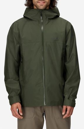 Marmot Minimalist Pertex Waterproof Hooded Jacket in Nori at Nordstrom, Size Medium