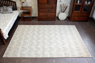 RugsX Rugsx - Alfombra De Cuerda Sisal Flat 48722/608 Bicolor Crema/marr&oacute;n Brown 200x290 Cm