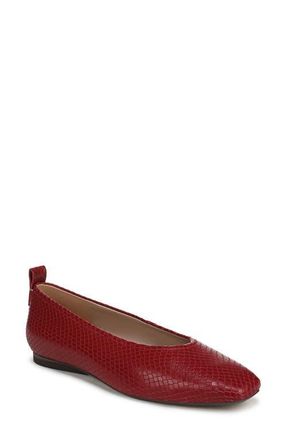 Naturalizer Carla Flat in Hearts Flame Red at Nordstrom, Size 8.5