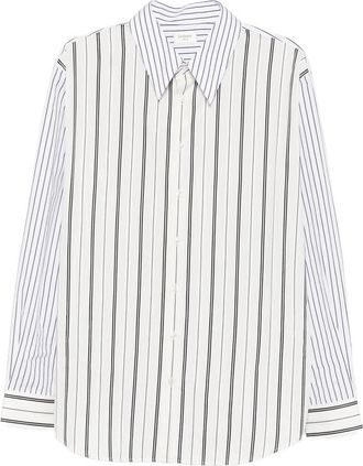 Saint Laurent Vertical-stripe Long-sleeve Shirt