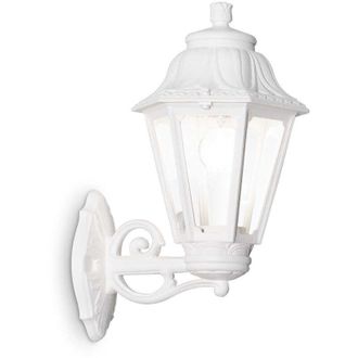 Ideal Lux Ideal Lux - Anna - 1 Farol De Pared Empotrable Para Exterior Blanco Ip44, E27