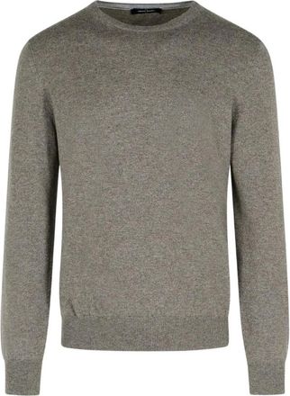 Gran Sasso Jersey de Punto Fino Cuello Redondo - Knitwear - Hombre - Beige - L