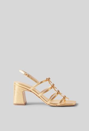 Claudie Pierlot Sandales &agrave; talon cuir