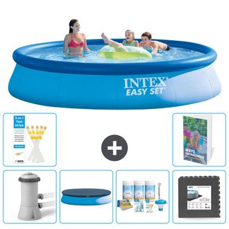 Intex Piscina Easy Set Redonda - 396x84 Cm - 7-piezas S238