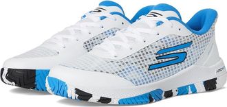 Skechers Go Train Arch Fit Viper Court Pro - Pickleball Womens Tennis Shoes White/Blue : 8.5 B - Medium, Synthetic/Textile