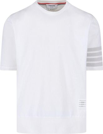 Thom Browne 4 Bar T-Shirt - White