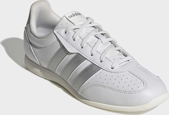 adidas Sneaker ADIDAS SPORTSWEAR BARREDA LO, Damen, Gr. 38,5, crystal wei&szlig;, silber metallic, sanftes wei&szlig;, Synthetik, Schuhe Sneaker