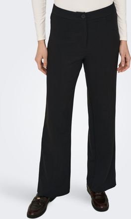 Only Anzughose ONLY ONLMIA - Anzughose mit hoher Taille und Stretch, Damen, Gr. 34 (XS), L&auml;nge 32, schwarz, Web, Obermaterial: 62% Polyester, 33% Viskose, 