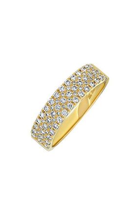 Bony Levy Diamond Stacking Ring in 18K Yellow Gold at Nordstrom, Size 6.5