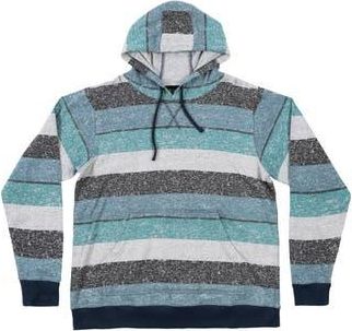 Burnside Fleece Pullover Hoodie in Light Blue/Black at Nordstrom Rack, Size Xx-Large