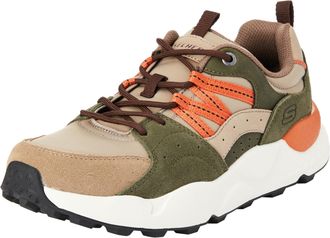 Skechers Mens BENDINO Dormer Trainers, Taupe Multi Suede/Nylon, 7 UK