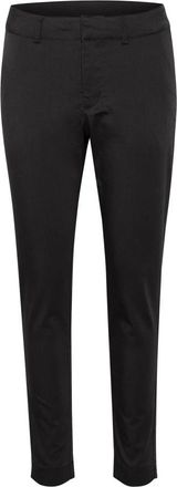 Kaffe Zwart Diep Chino Broek Slim Fit - Dames - Slim Fit Broeken - Zwart - XL - Broeken