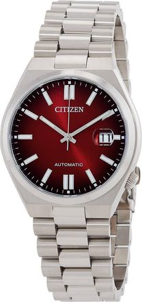 Citizen Tsuyosa Automatic Burgundy Dial Mens Watch NJ0150-56W